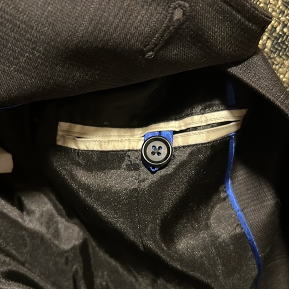 Wool Lapel Plaid Gap Blazer - Picture 5 of 6